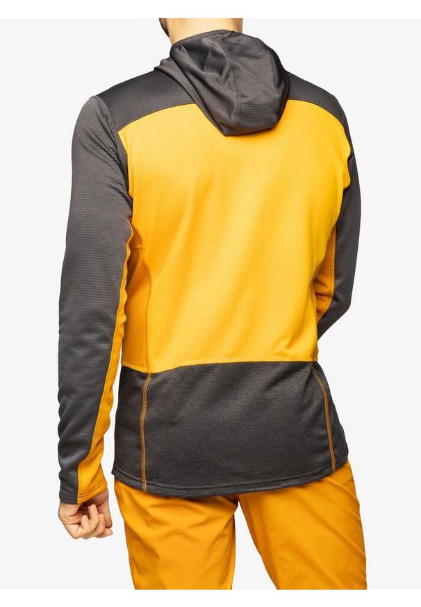 Haglöfs - Bluza z kapturem męska Haglofs ROC Flash Mid Hood. Typ kołnierza: kaptur. Kolor: żółty