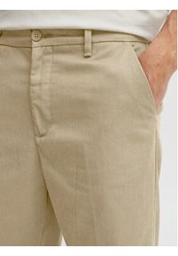 !SOLID - Solid Spodnie materiałowe 21107628 Beżowy Straight Fit. Kolor: beżowy. Materiał: bawełna #8