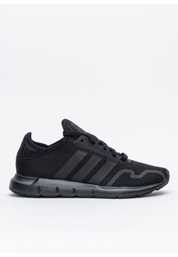 Buty sportowe dziecięce Adidas Swift Run X J (FY2153). Okazja: na co dzień. Kolor: czarny. Materiał: zamsz. Szerokość cholewki: normalna. Wzór: aplikacja. Sezon: lato. Sport: bieganie