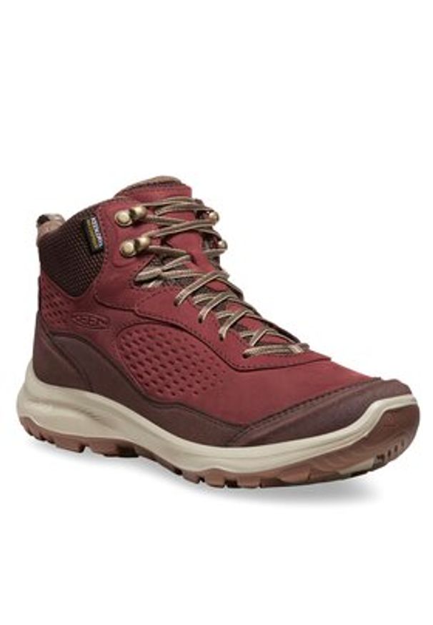 keen - Keen Trekkingi Terradora Explorer Mid Wp 1027925-10 Bordowy. Kolor: czerwony. Materiał: skóra