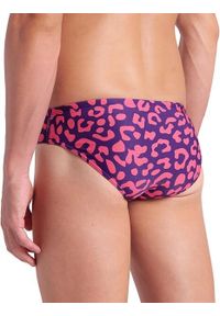 Kąpielówki Arena Leopard Skin LTD. Kolor: fioletowy