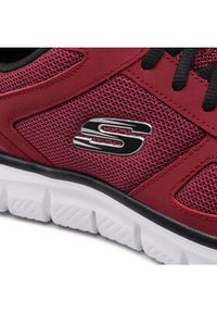 skechers - Skechers Sneakersy Scloric 2631/BUBK Bordowy. Kolor: czerwony. Materiał: materiał #5
