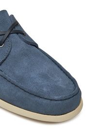 Manebi Mokasyny K 1.4 KM Granatowy. Kolor: niebieski. Materiał: skóra, zamsz #4