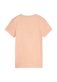 Puma - T-shirt Damski Logo Essential. Kolor: pomarańczowy, żółty, wielokolorowy
