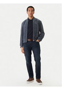 BOSS Kurtka skórzana H-Muller 50543213 Niebieski Regular Fit. Kolor: niebieski. Materiał: skóra #4