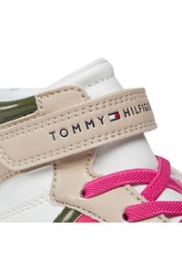 TOMMY HILFIGER - Tommy Hilfiger Sneakersy T3A9-32961-1434Y609 S Beżowy. Kolor: beżowy #5