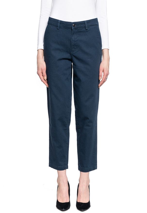 Lee - LEE CHINO DAMSKIE SPODNIE MATERIAŁOWE L32CQSRZ 112107351. Materiał: materiał