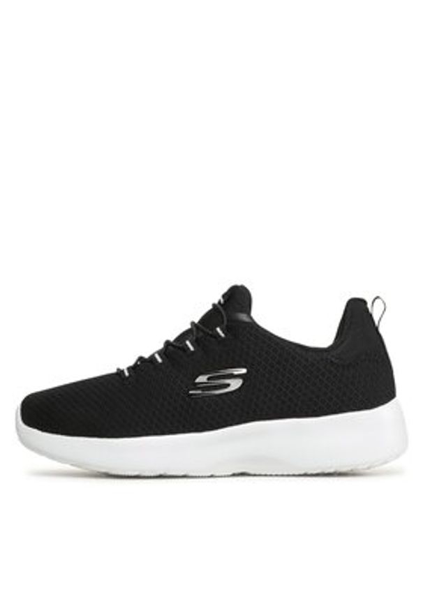 skechers - Skechers Sneakersy Dynamight 12119/BKW Czarny. Kolor: czarny. Materiał: materiał