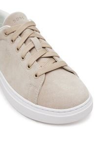 BOSS Sneakersy 50541646 Beżowy. Kolor: beżowy. Materiał: zamsz, skóra #4