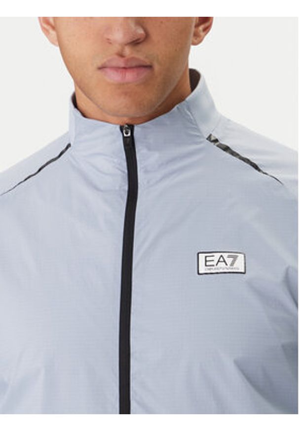 EA7 Emporio Armani Dres 7M001382 AF21521 M9054 Błękitny Regular Fit. Kolor: niebieski. Materiał: syntetyk