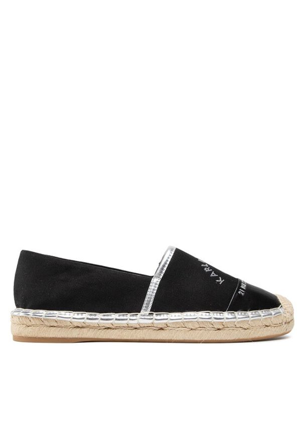 Karl Lagerfeld - KARL LAGERFELD Espadryle KL80108A Czarny. Kolor: czarny. Materiał: materiał