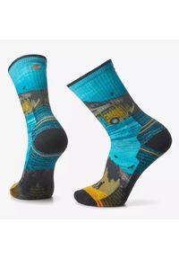 Skarpety Damskie Smartwool Hike Light Cushion Great Excursion Print Crew Socks. Kolor: wielokolorowy. Materiał: wełna. Wzór: nadruk. Sport: turystyka piesza