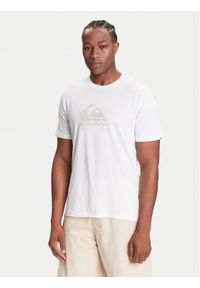 Quiksilver T-Shirt Ev Comp Logo EQYZT08182 Biały Regular Fit. Kolor: biały. Materiał: bawełna #1