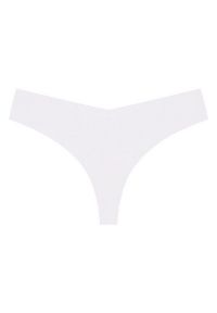 Intica - Stringi bezszwowe niewidoczne pod ubraniami Lala. Kolor: biały. Materiał: materiał, skóra