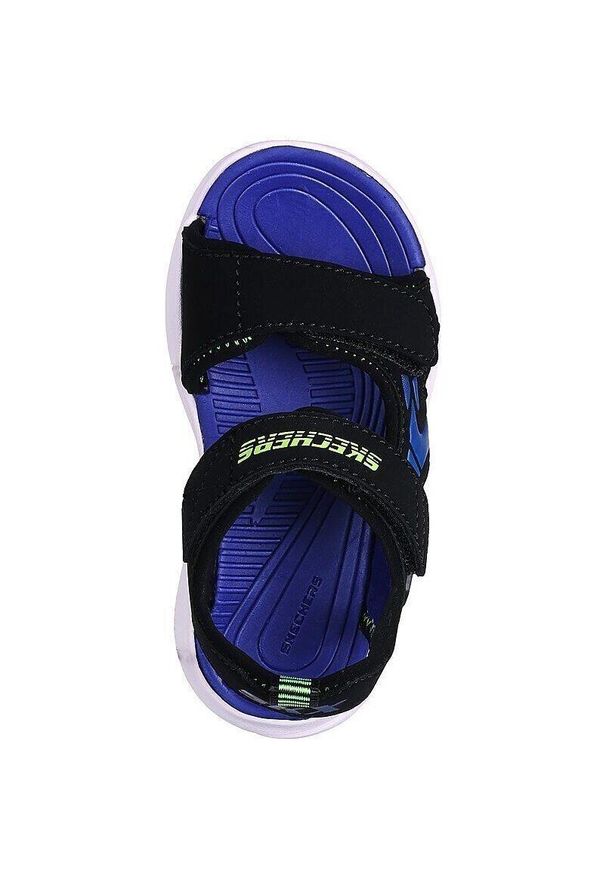 skechers - Buty do chodzenia niemowlęce Skechers Razor Splash Aqua. Kolor: wielokolorowy. Materiał: materiał, syntetyk. Sport: turystyka piesza