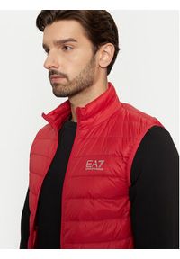 EA7 Emporio Armani Bezrękawnik 8NPQ06 PNGPZ 1461 Czerwony Regular Fit. Kolor: czerwony. Materiał: syntetyk. Długość rękawa: bez rękawów