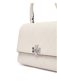Tory Burch Torebka Charlie Quilted Mini Top Handle Chain Wallet 186032 Kremowy. Kolor: kremowy. Materiał: skórzane #6