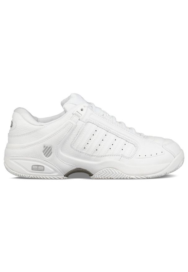 Buty damskie K-Swiss defier rs. Kolor: biały. Materiał: syntetyk, materiał. Sport: tenis