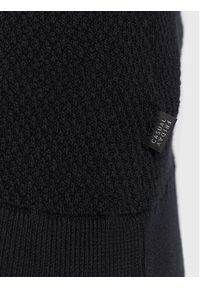 Casual Friday Sweter Karlo 20503972 Czarny Slim Fit. Okazja: na co dzień. Kolor: czarny. Materiał: bawełna. Styl: casual #4