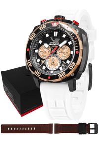 Zegarek męski Vostok Europe VK67-650E721SWL biały. Kolor: biały #1