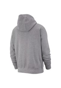 Bluza sportowa męska Nike Club Hoodie FZ. Typ kołnierza: kaptur. Kolor: szary. Materiał: poliester, bawełna