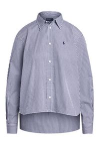Polo Ralph Lauren Koszula 211891419001 Granatowy Regular Fit. Typ kołnierza: polo. Kolor: niebieski. Materiał: bawełna #3