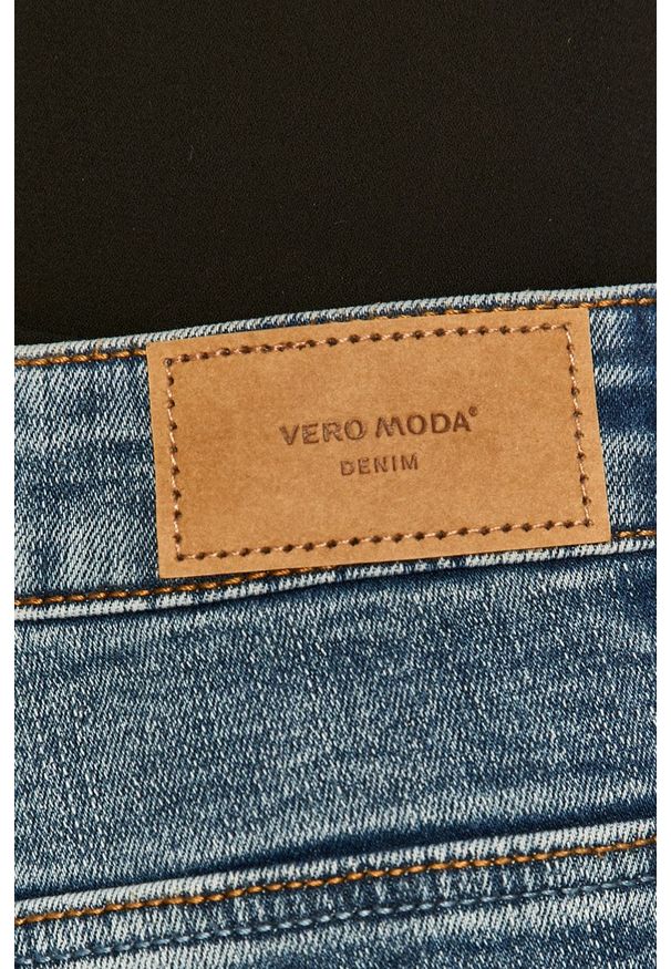 Vero Moda - Jeansy. Stan: podwyższony. Kolor: niebieski