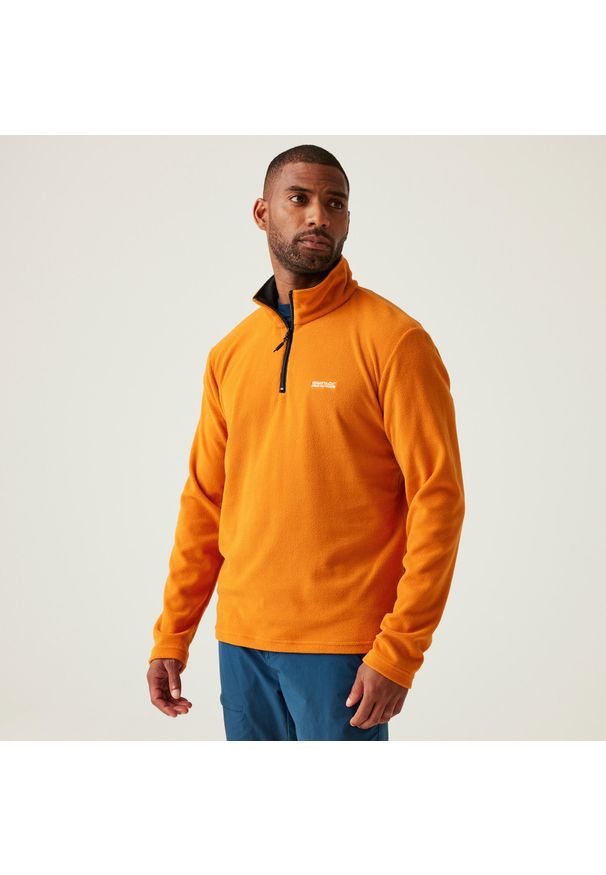 Regatta - Thompson męski lekki turystyczny polar. Kolor: pomarańczowy. Materiał: polar. Sport: turystyka piesza