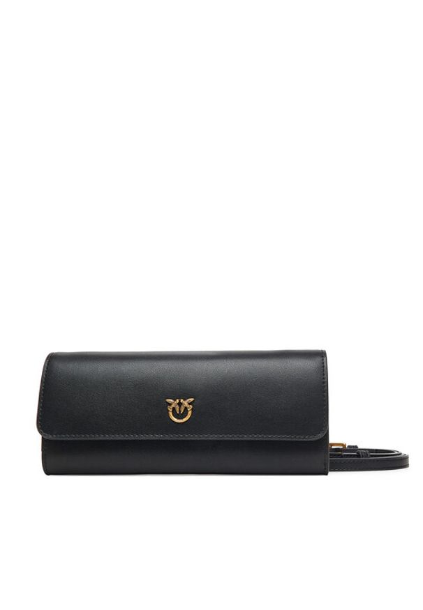 Pinko - PINKO Torebka Love Tiny Brids Wallet C AI 25-26 PCPL 103765 A0F1 Czarny. Kolor: czarny. Materiał: skórzane