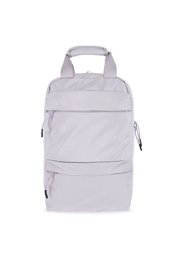4f - Plecak 4F WSS25ABACF41952S - fioletowy. Kolor: fioletowy. Materiał: poliester, materiał. Wzór: aplikacja