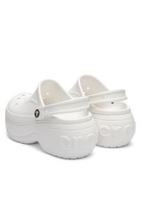 Crocs Klapki BELLA CLOG 210062-100 Biały. Kolor: biały. Materiał: skóra