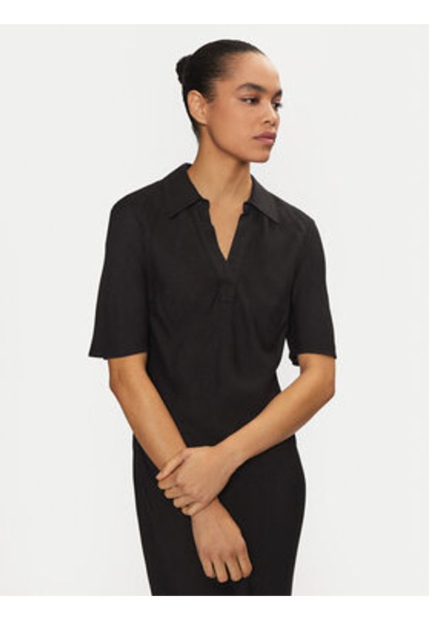 Calvin Klein Sukienka codzienna K20K207867 Czarny Regular Fit. Okazja: na co dzień. Kolor: czarny. Materiał: wiskoza. Typ sukienki: proste. Styl: casual