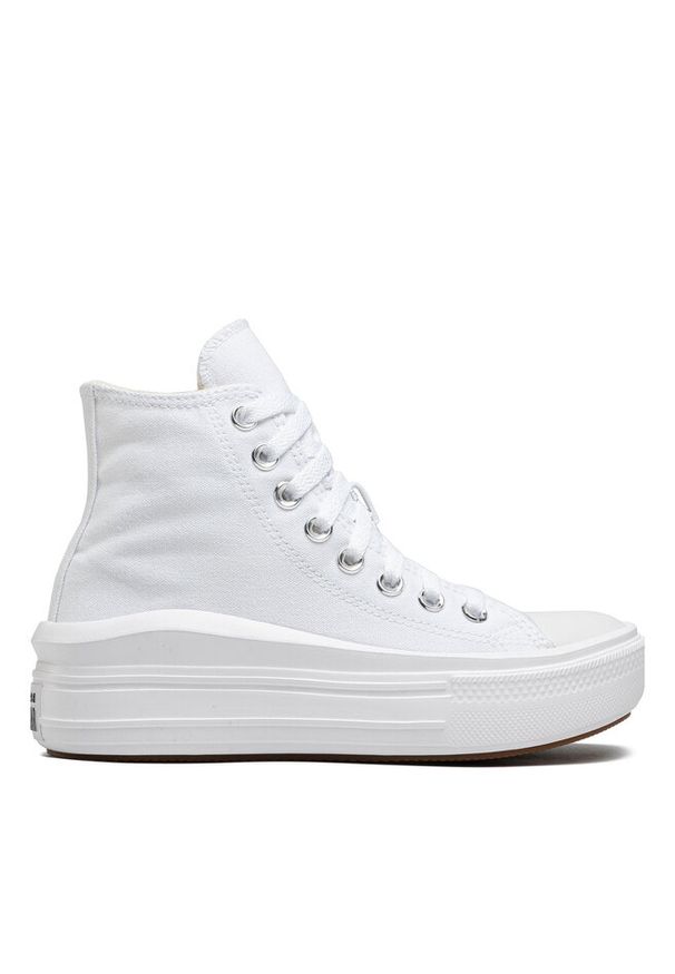 Trampki Converse. Kolor: biały. Obcas: na platformie