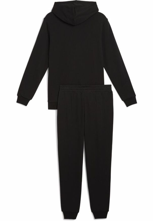 Dres Puma Hooded Sweat Suit Tr, Mężczyźni. Kolor: zielony, wielokolorowy, czarny, brązowy. Materiał: dresówka. Wzór: aplikacja, haft