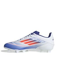 Adidas - Buty piłkarskie adidas F50 Club FxG IE0611 białe. Zapięcie: sznurówki. Kolor: biały. Materiał: syntetyk, guma. Sport: piłka nożna #5