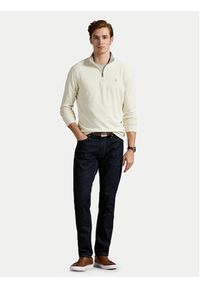 Polo Ralph Lauren Bluza 710812963057 Écru Regular Fit. Typ kołnierza: polo. Kolor: kremowy. Materiał: bawełna #2
