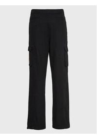 Karl Kani Spodnie materiałowe Rubber Signature 6002507 Czarny Relaxed Fit. Kolor: czarny. Materiał: bawełna