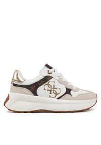 Guess Sneakersy FLPLUC PEL12 Biały. Kolor: biały. Materiał: skóra