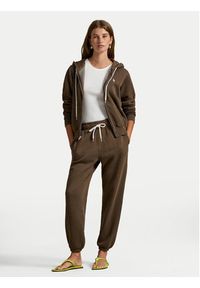 Polo Ralph Lauren Bluza 211971699501 Brązowy Relaxed Fit. Typ kołnierza: polo. Kolor: brązowy. Materiał: bawełna #3