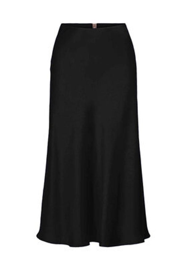 YAS Spódnica trapezowa Pella 26030737 Czarny Regular Fit. Kolor: czarny. Materiał: syntetyk