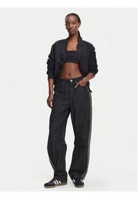 Adidas - adidas Jeansy KQ6474 Czarny Barrel Fit. Kolor: czarny #5