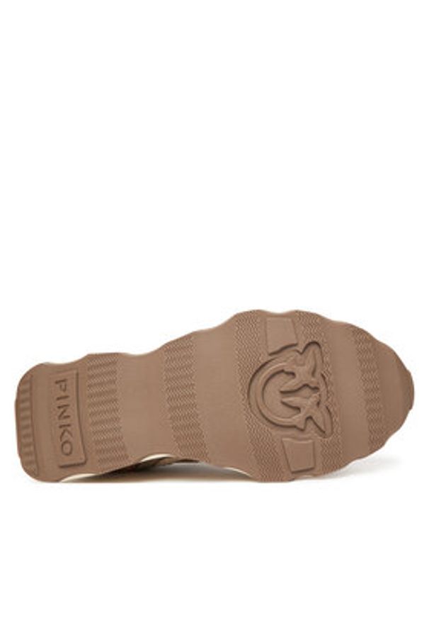 Pinko - PINKO Sneakersy Zoe 01 SS0087P023 Beżowy. Kolor: beżowy. Materiał: skóra