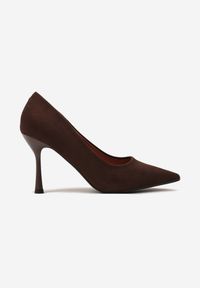 Born2be - Brązowe Szpilki Vices ze Skórzaną Wkładką Afurriva. Okazja: na co dzień. Kolor: brązowy. Materiał: skóra. Obcas: na szpilce. Styl: casual, elegancki #4
