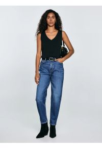 Big-Star - Koszulka damska na ramiączkach z wiskozy czarna Pistima 906. Kolor: czarny. Materiał: wiskoza. Długość rękawa: na ramiączkach. Styl: elegancki #6