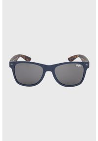 Superdry okulary przeciwsłoneczne męskie kolor granatowy. Kolor: niebieski #2