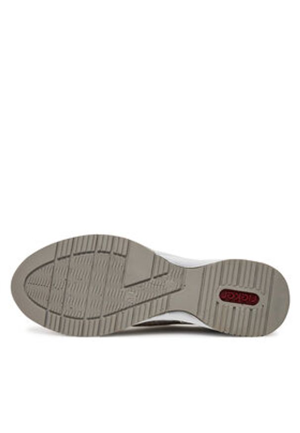 Rieker Sneakersy N4327-80 Beżowy. Kolor: beżowy. Materiał: syntetyk