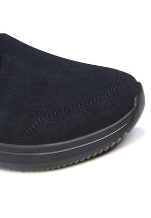 skechers - Skechers Botki On-The-Go Midtown 144271/BBK Czarny. Kolor: czarny. Materiał: zamsz, skóra