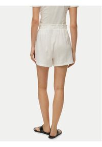 Vero Moda Szorty materiałowe Natali 10279687 Biały Baggy Fit. Kolor: biały. Materiał: bawełna #5