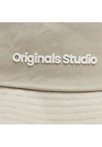 Jack & Jones - Jack&Jones Kapelusz Vesterbro Bucket 12253601 Beżowy. Kolor: beżowy. Materiał: bawełna