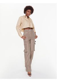 Remain Koszula Cotton Poplin RM2069 Beżowy Regular Fit. Kolor: beżowy. Materiał: bawełna #2